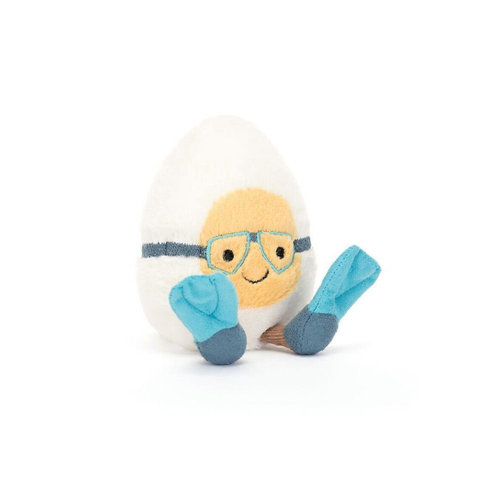 Diving Cartoon Egg Plush Doll Children Toy For Gift And Decoration