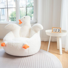 Bean Bag Chair Ottoman Relax Sofa Cover Swan Shape XL X-Large Memory Foam Cover Without Filling