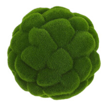 Simulated Moss Ball Decorative Bowl Filler PVC Green Topiary Balls Fake Moss Centrepiece Ornaments for Home Decor