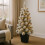 3ft Pre-Lit Snowy Christmas Tree, Indoor Mini Tree with 40 LED Lights 4