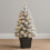 3ft Pre-Lit Snowy Christmas Tree, Indoor Mini Tree with 40 LED Lights 9