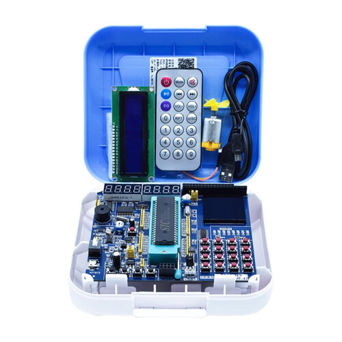 51 Single-Chip Microcontroller Development Board Minimum System Learning Kit with USB and IC Programming