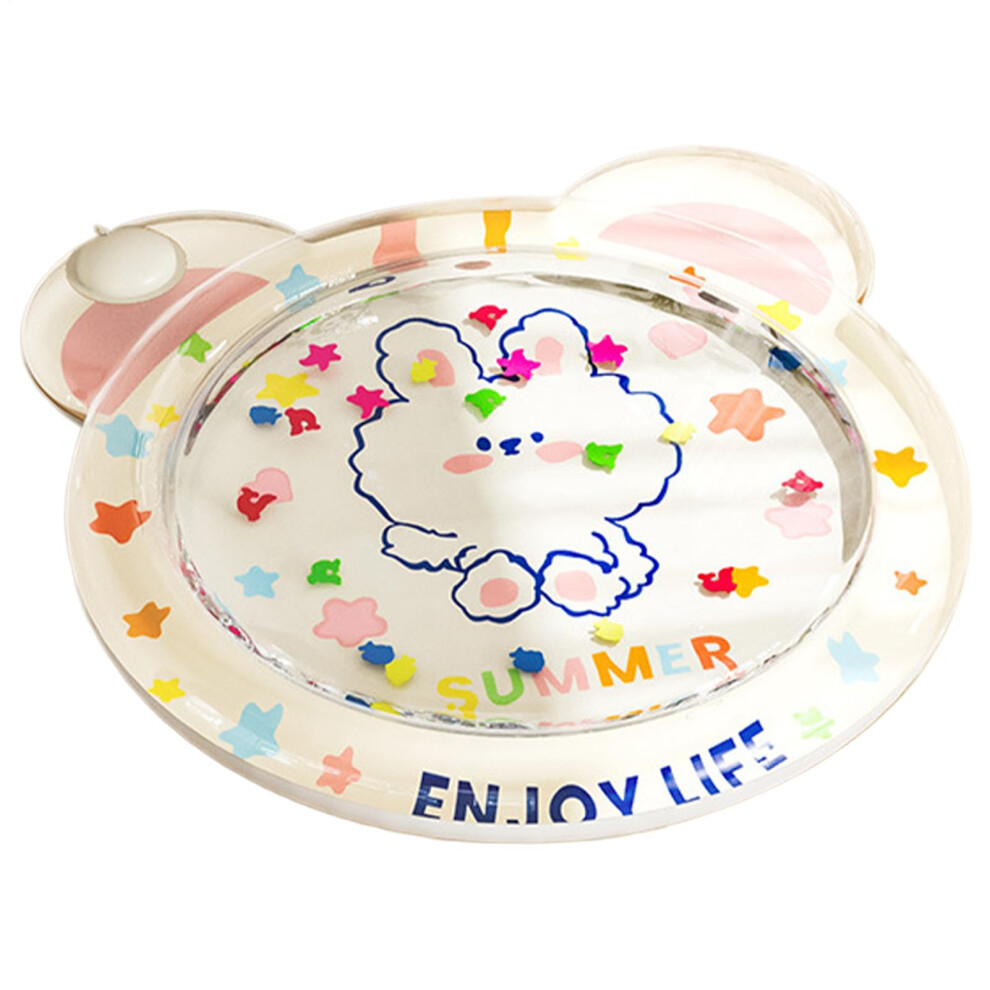 Sensory Water Play Mat, Inflatable Cartoon Activity Center for Babies, Floating Stars, Portable Size for Boys and Girls