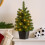 Green 3ft Christmas Tree, Pre-Lit Mini Tree with LEDs for Home Decor 8