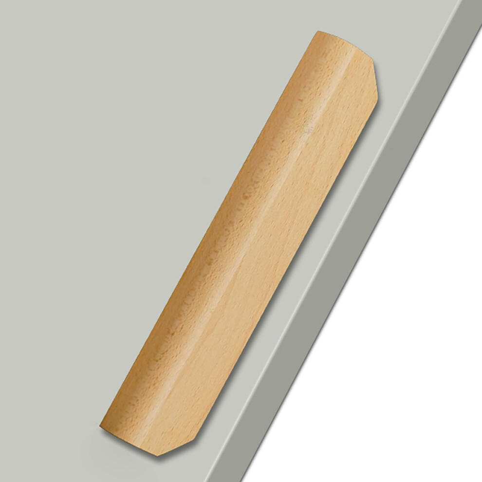 Wooden Furniture Handles For Cabinet Drawers, Cupboard Doors, 160Mm Lochabstand, Durable Wooden Drawer Pulls 6947110581750