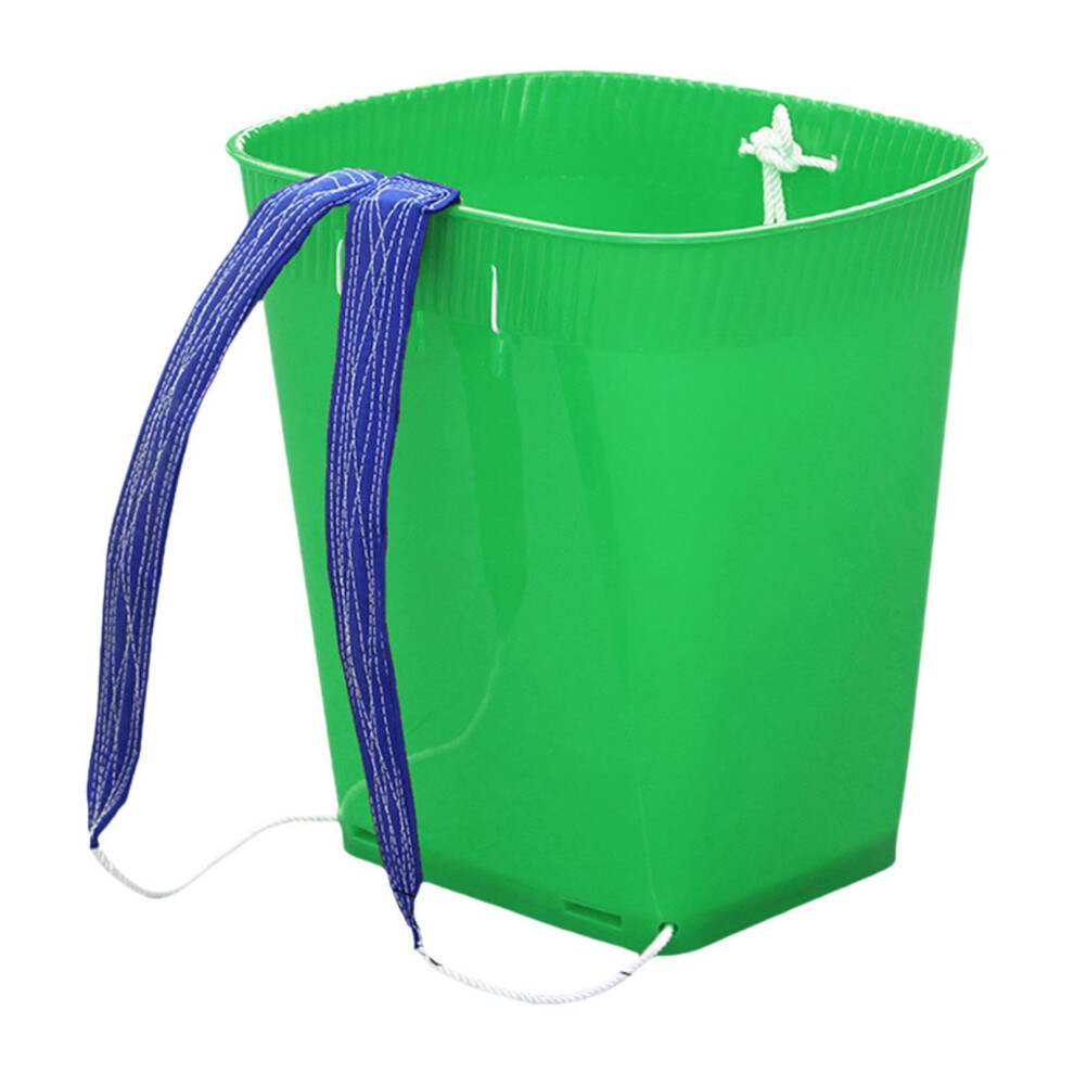 Back Basket Fruit Basket, Multifunctional Water Bucket with Strap for Outdoor Activities, Green Color, Durable Material-image-OPC-PK2TKVJ-NEW