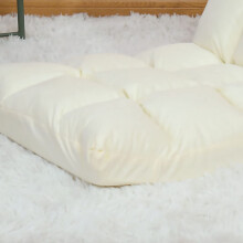 Adjustable Bed Bag Games, Foldable Design, Ergonomic Soft Material, Milky White Color, Lightweight and Portable
