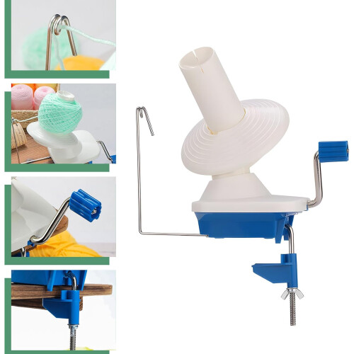 Practical Wool Yarn Winder Machine for Knitting Accessories, Fast Wool Twister, Compact Design 2