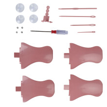 Replacement Knitting Machine Accessories Kit for Adults and Children - Plastic and Stainless Steel Tools for Unique Fashion Designs