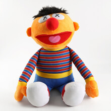 (Ernie)Sesame Street Elmo Cookie Plush Toys Soft Stuffed Doll Stuffed Toy Gift