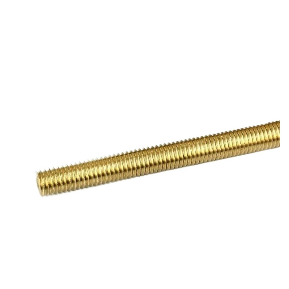 Brass Threaded Rod M2 M2.5 M3 M4 M5 M6 Metric Full Thread Shaft Bar Stud M6x500 1 Piece 6447073092282