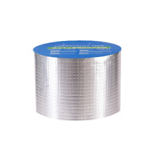 Waterproof Adhesive Tape 10M, Butyl Rubber Tape for Roof and Wall Repair, High Temperature Resistance, Aluminium Foil, Leak Sealing