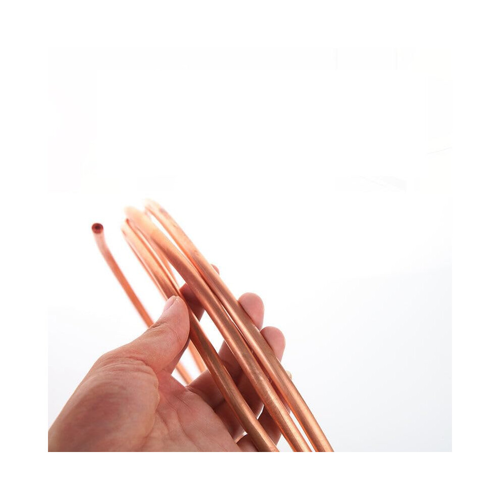 1M Copper Tube Coil 4Mm X 1Mm 99.9% Pure Copper Pipe For Air Conditioning Cooling Diy Projects 6947110584386