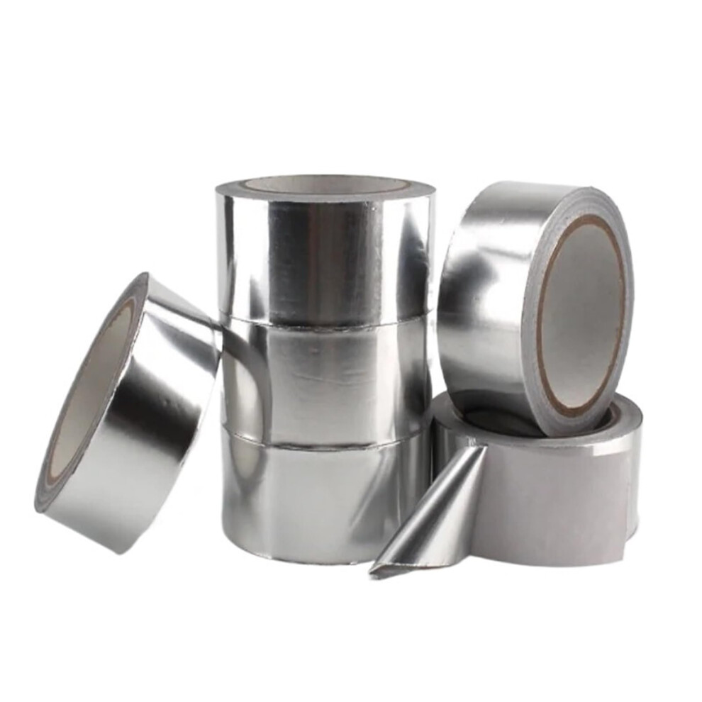 High-Temperature Resistant Smoke Exhaust Pipe Sealant Aluminum Foil Tape 60Mm X 10M Insulation And Drip Protection 6482260084480