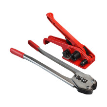 Strapping Tensioner Portable Steel Strapping Machine for PET Plastic and Steel Baling, Manual Press for Heavy-Duty Use