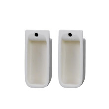 100 mm Rectangular Aluminum Crucible with Hole – 100x27x27 mm Square Alumina Ceramic Melting Tongs for High-Temperature Use