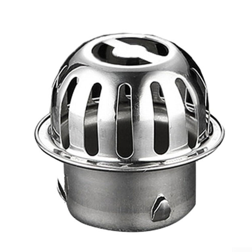 304 Stainless Steel Anti-Clogging Drain Pipe Sink Filter 50Mm Outdoor Roof Floor Drain Gutter Leaf Protector 6482260084909