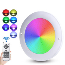 Pool Lighting RGB 12V 18W IP68 Underwater Submersible Device with Remote Control for Inground and Above Ground Pools