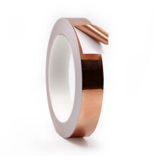 Conductive Copper Foil Tape 20 Meters Self-Adhesive Heat Resistant 10mm Width for Shielding and Electrical Applications
