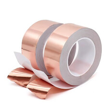 Copper Foil Sheets and Tape, 2 Rolls of 30m Length x 40mm Width, Self-Adhesive Conductive Tape for DIY and Electrical Repairs