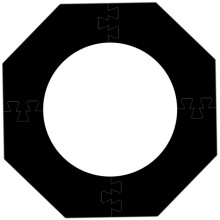 Dartboard Surround EVA Octagonal Protective Backboard Removable Black Wall Protector for Home Club Bar Use
