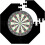 Dartboard Surround EVA Octagonal Protective Backboard Removable Black Wall Protector for Home Club Bar Use 3