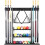 Queue Storage Display Rack Wall-Mounted with 6 Slots – Space-Saving 71.5 cm Portable Pool Cue Organizer 5