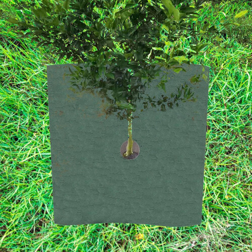 10x Tree Mulch Ring, Tree Protection Mat, Root Shield for Landscaping, Prevent Animal Digging, 62cm Multi-Color 1