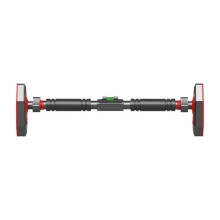 Klimmzugstange für die Tür, Verstellbare 95cm bis 135cm, Stabile Struktur, Heim-Fitnessgerät in Rot, Einfach zu Montieren