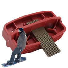Snowboard Edge Sharpener Edge Tuner with Integrated Removable File for Ski Tuning, Waxing, and Polishing Care