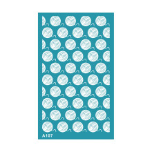 Clay Screen Printing Templates for Reusable Wall Paper, Fabric, Plate, and Jewelry Earring Making Tools