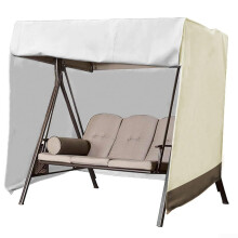Outdoor Swing Cover, Adjustable Fit for 2-3 Seater Garden Swings, Waterproof, Size 220x125x170 cm