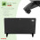 Oypla Oypla 2000W Black Glass Free Standing/Wall Mounted Electric Panel Convector Heater 8