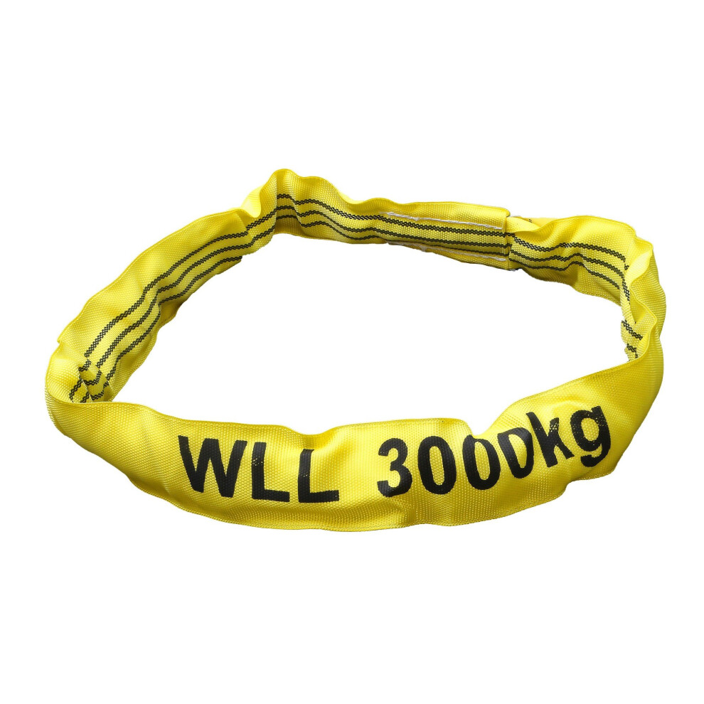 Round Sling Yellow 3000 kg Load Capacity 1.0 m Heavy Duty Sling for Lifting and Rigging Applications-image-OPC-PK2VBYB-NEW