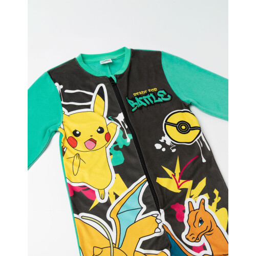 Pokémon (7-8 Years) Pokemon Onesie (Boys Multicoloured) 2