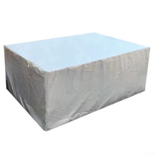 Durable 420D Oxford Outdoor Table Cover, Waterproof, Windproof, UV Protection, Fits Standard Rectangular Tables