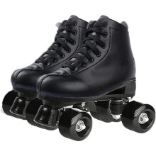 Double Row Roller Skates for Adults - Unisex Four-Wheel Inline Skates, Size 39, Chic Outdoor Sports Shoes
