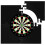 Dartboard Protection Catch Ring, 17-Inch Wall Protector, Square Splicing Design, Durable Foam Material 5