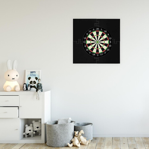Dartboard Protection Catch Ring, 17-Inch Wall Protector, Square Splicing Design, Durable Foam Material 2