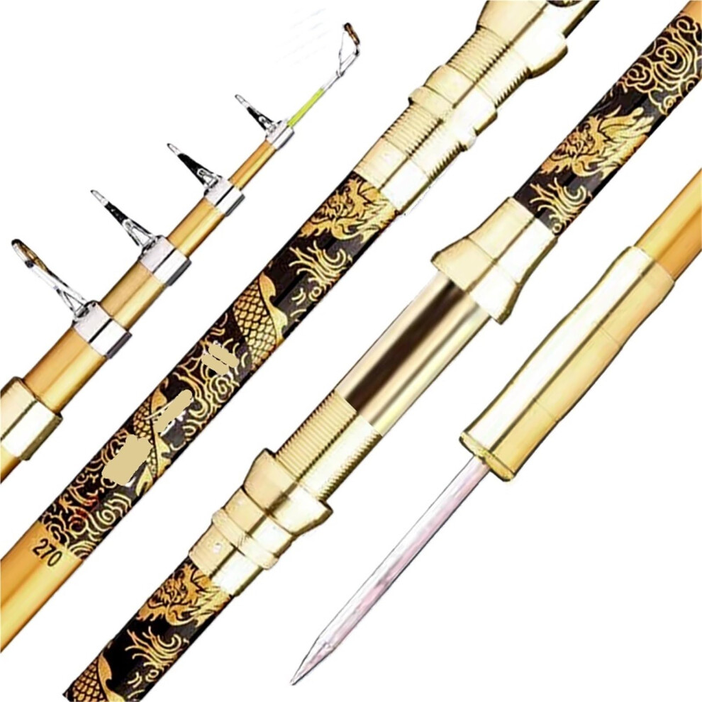 2.7 Meter Telescopic Metal Sea Fishing Rod With 2.1/2.4/2.7/3.0/3.6 M Length Options 6038364724434