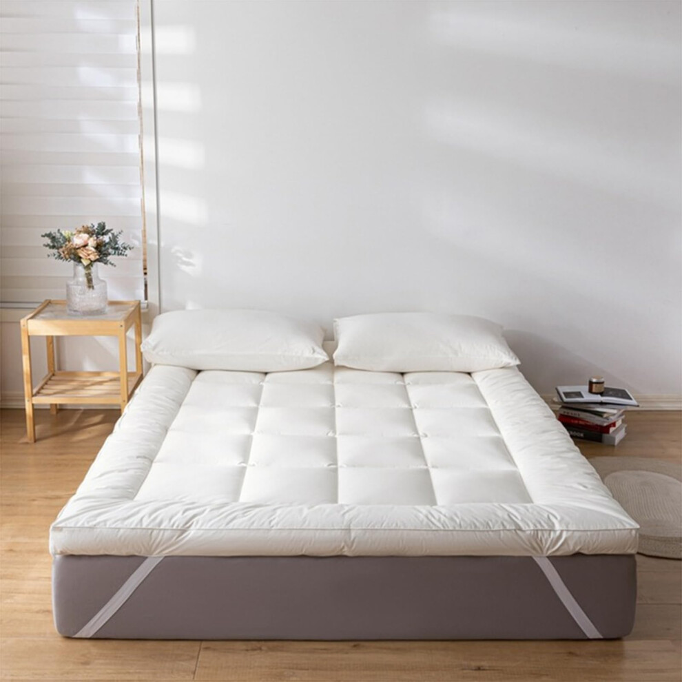 Floor Mattress Tatami Fluffy Soft Mattress 5 cm Thick, Japanese Futon, Roll-Up for Double & Single Beds, 120x200CM-image-OPC-PK2VDC9-NEW