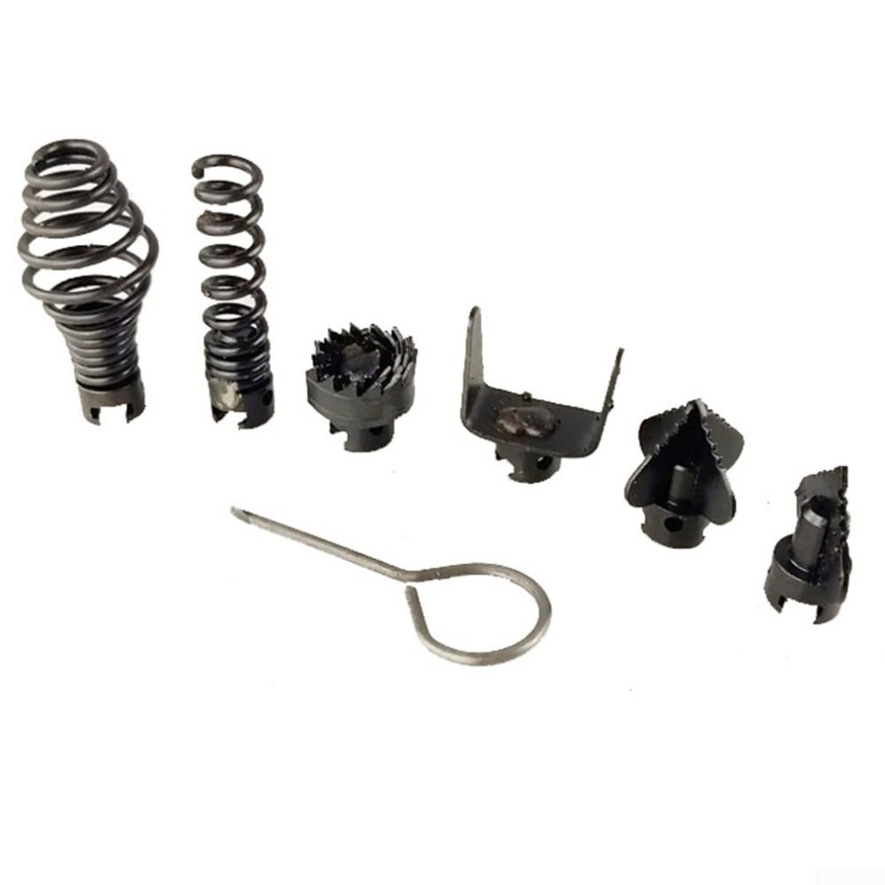 Pipeline Dredge Device 7-Piece Set For Fast Reliable Drain Cleaning Solutions Black Durable Design And Easy Use 6947110590257