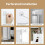Children's Fence Replacement Part Set Wall Mount Brackets Hooks and Screws Compatible with Various Models 5