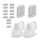 Children's Fence Replacement Part Set Wall Mount Brackets Hooks and Screws Compatible with Various Models 1