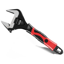 Anti-Slip Plastic Grip Adjustable Wrench for Car Maintenance, 6-Inch Multi-Functional Tool for Pipe Repair