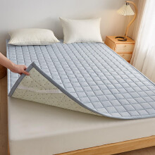 Japanese Futon Mattress, Extra Thick Fluffy Floor Mattress for Adults, Camping and Guest Bed, Queen Size Cotton Bedding
