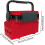 Portable Fishing Tackle Box with Double-Layer Design, Handheld Function, Waterproof, Red Color 5