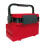Portable Fishing Tackle Box with Double-Layer Design, Handheld Function, Waterproof, Red Color 1