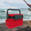 Portable Fishing Tackle Box with Double-Layer Design, Handheld Function, Waterproof, Red Color 4