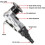 Mini Chamfering Machine, Pneumatic Deburring Tool for Inner Holes, 1/4 Suction Connection, Durable and User-Friendly Set B 4